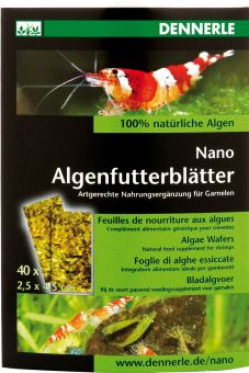 Dennerle Nano Algenfutterblätter - 40 St. 