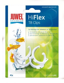 Juwel Reflector Clips, for T8 HiFlex Reflectors 4 pcs. - 26 mm 