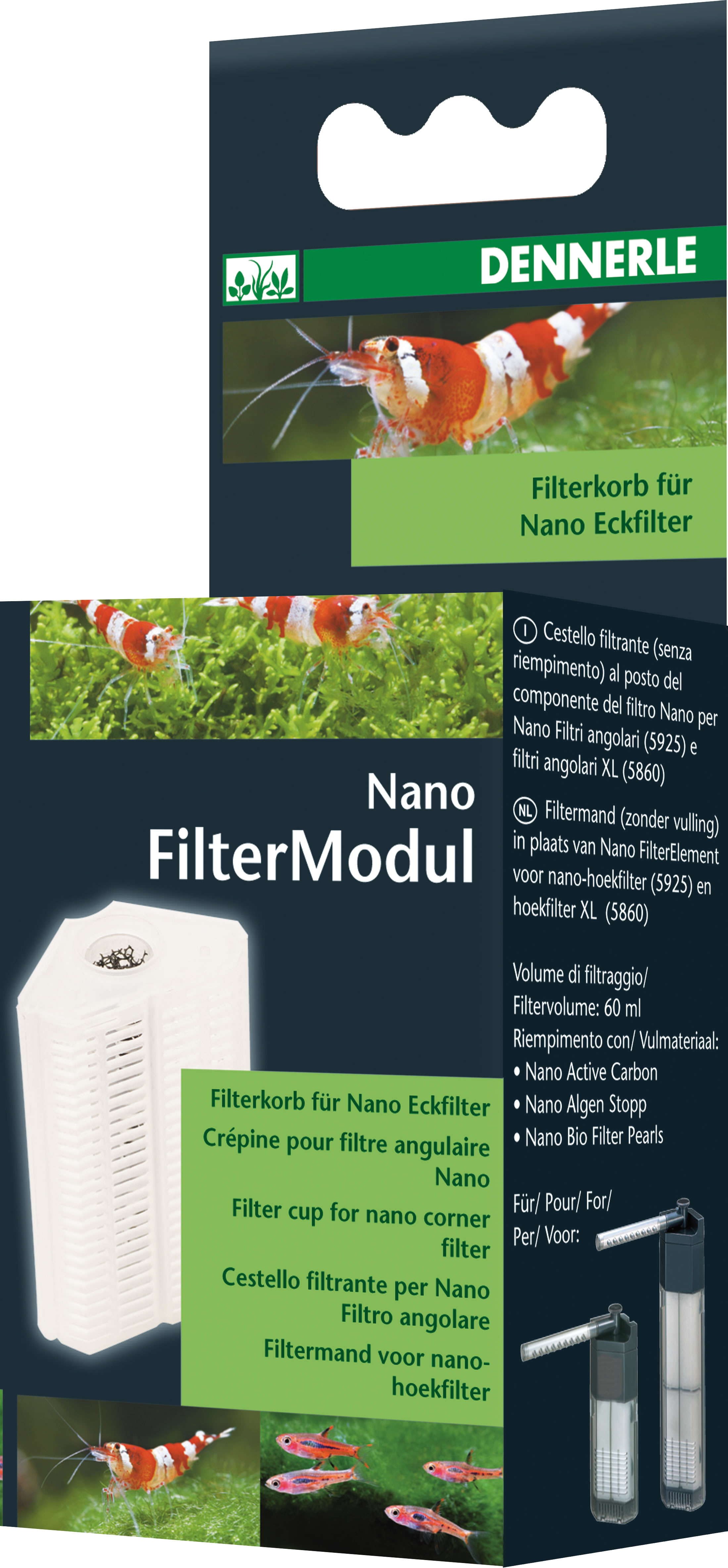 Dennerle Nano FilterModul for Dennerle Nano corner filter | aquaristic.net